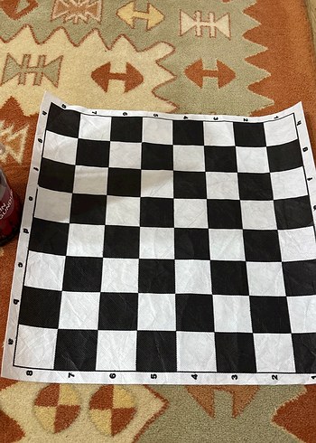 Beyaz Siyah Satranç Tahtası - Görsel 2