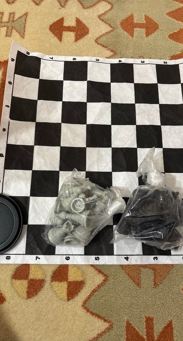 Beyaz Siyah Satranç Tahtası - Görsel 3