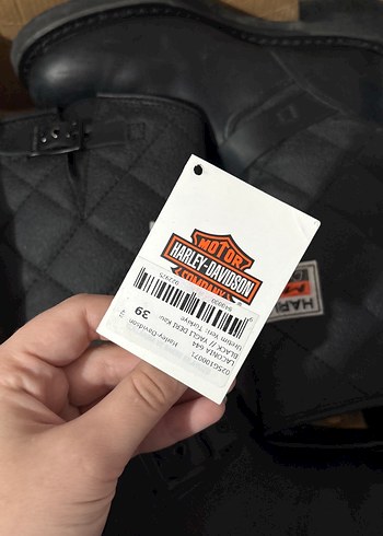 Harley Davidson Siyah Kadın Laconıa Bot - Görsel 8