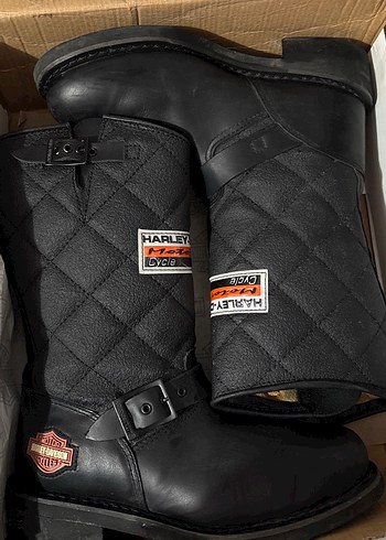 Harley Davidson Siyah Kadın Laconıa Bot - Görsel 7