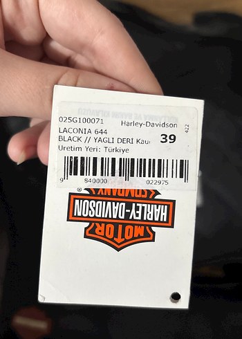 Harley Davidson Siyah Kadın Laconıa Bot - Görsel 9