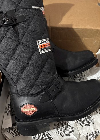 Harley Davidson Siyah Kadın Laconıa Bot - Görsel 2