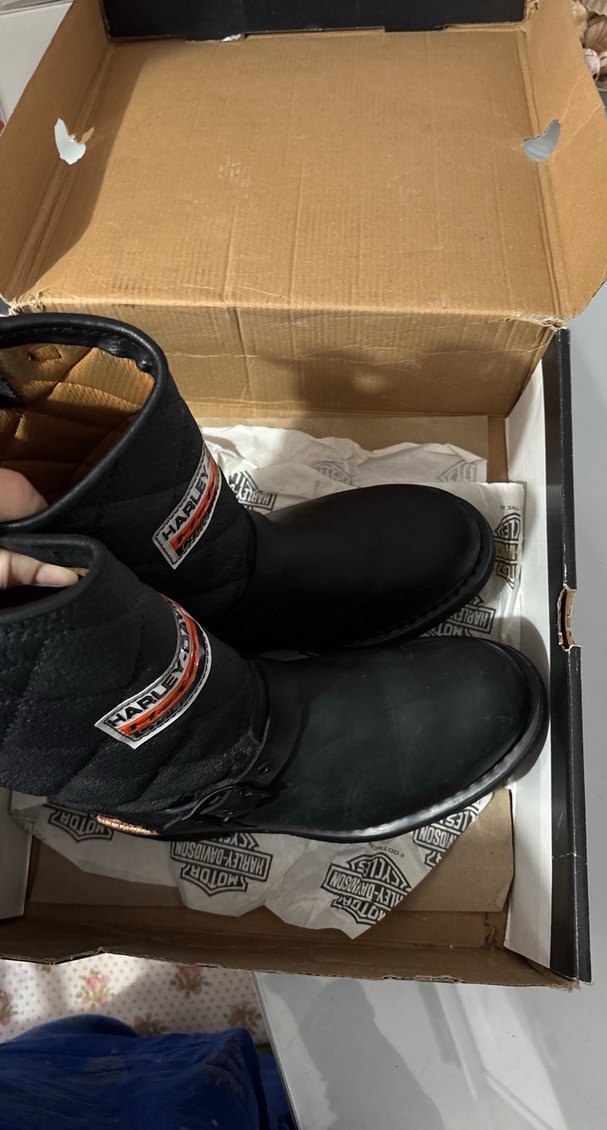 Harley Davidson Siyah Kadın Laconıa Bot - Görsel 3