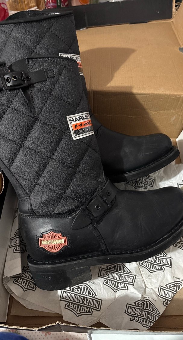 Harley Davidson Siyah Kadın Laconıa Bot - Görsel 2