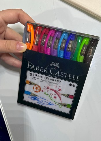 Faber-Castell 10 Renk Tükenmez Kalem Seti - Görsel 5