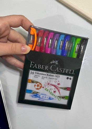 Faber-Castell 10 Renk Tükenmez Kalem Seti - Görsel 4