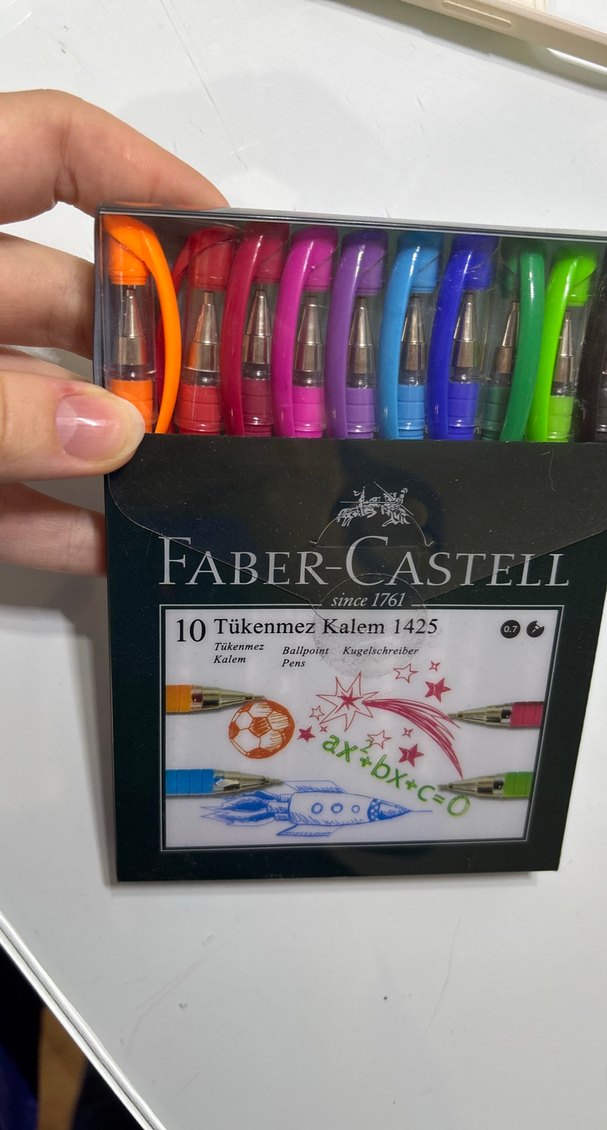 Faber-Castell 10 Renk Tükenmez Kalem Seti - Görsel 2