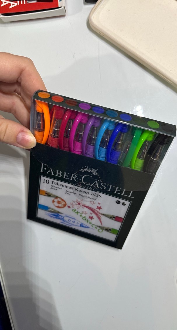Faber-Castell 10 Renk Tükenmez Kalem Seti - Görsel 3