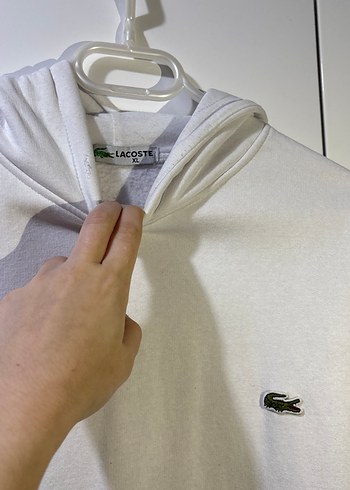 Erkek-Kadın(Unisex) Beyaz Kapüşonlu Sweatshirt - Görsel 5