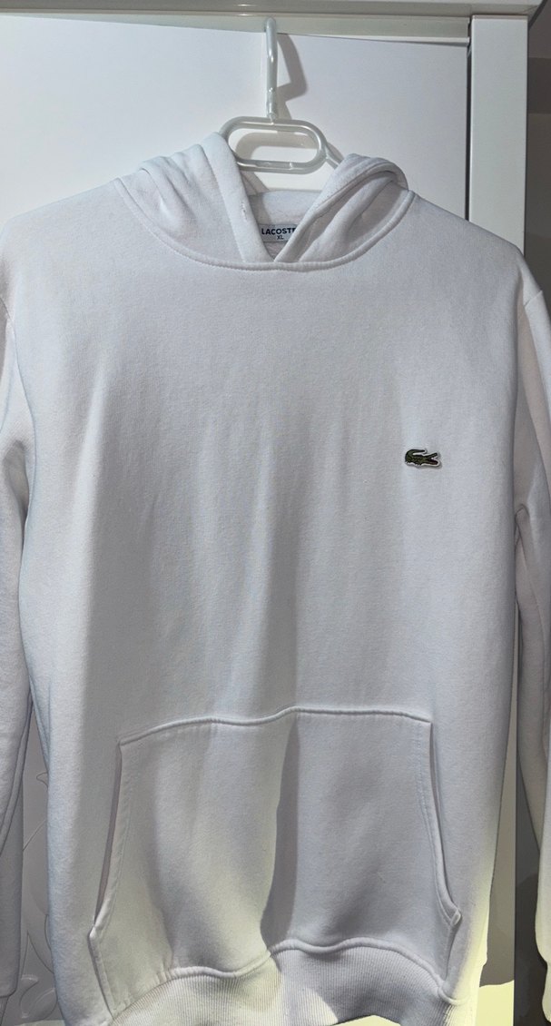 Erkek-Kadın(Unisex) Beyaz Kapüşonlu Sweatshirt - Görsel 2