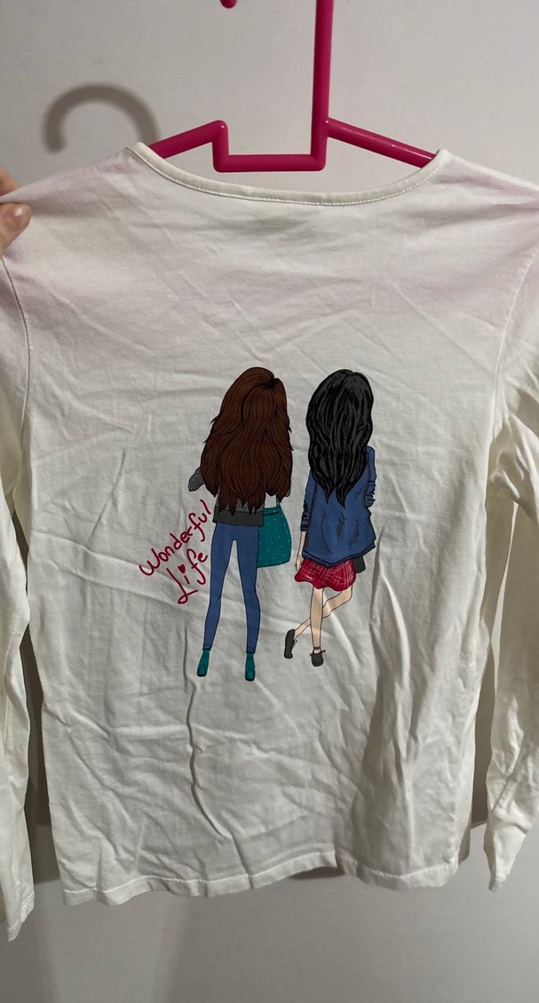 Lc Waikiki kız çocuk uzun kollu tişört - Görsel 2