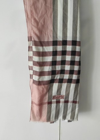 Drapeli Pembe Kadın Şal - Görsel 4