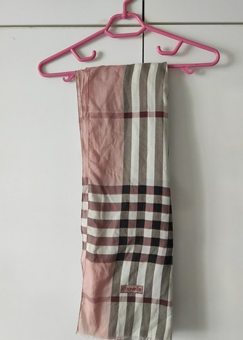 Drapeli Pembe Kadın Şal - Görsel 2