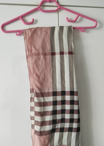 Drapeli Pembe Kadın Şal - Görsel 3