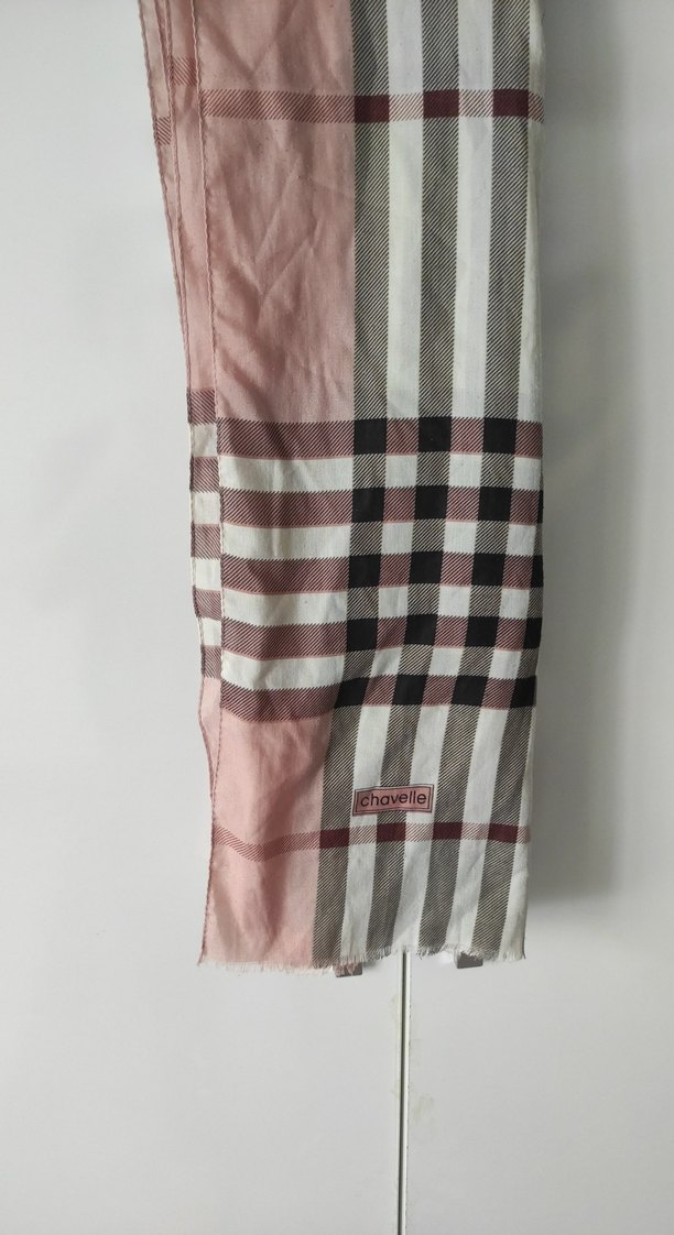 Drapeli Pembe Kadın Şal - Görsel 4