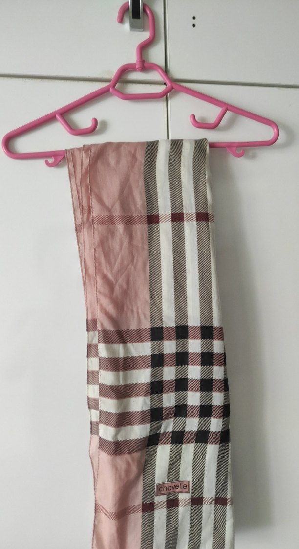 Drapeli Pembe Kadın Şal - Görsel 3