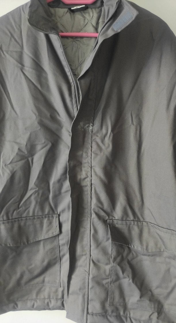 Gri Erkek Keten Ceket, Regular Fit, Midi Boy - Görsel 4