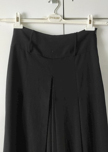 Siyah Piliseli Uzun Kadın Etek - Görsel 6