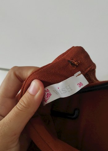 Bordo Nakışlı Bohem Uzun Kollu Midi Elbise - Görsel 5