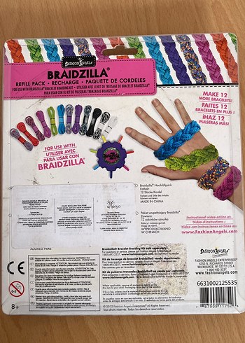 Renkli Braidzilla Bağcık Yenileme Paketi - Görsel 2