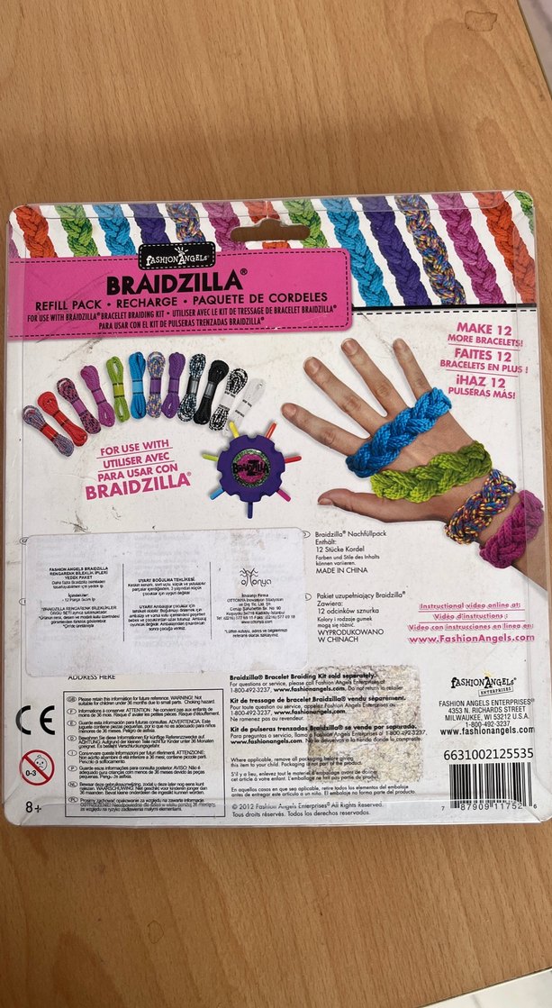 Renkli Braidzilla Bağcık Yenileme Paketi - Görsel 2