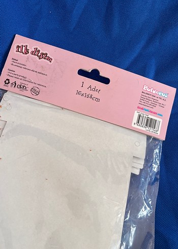 Pembe İlk Dişim Parti Süsleri - Görsel 2