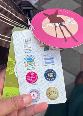 Kahverengi Baskılı Bebek Çantası - Görsel 4