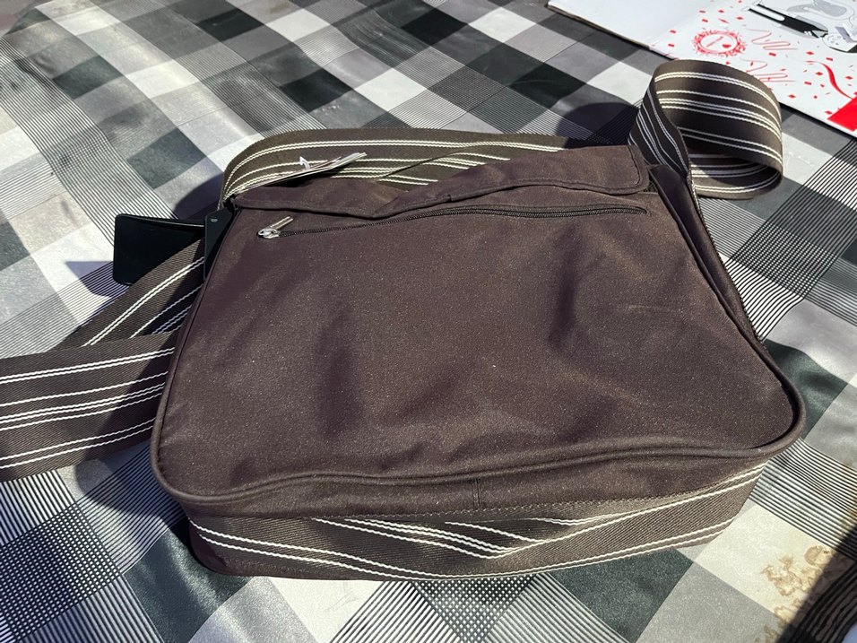 Kahverengi Baskılı Bebek Çantası - Görsel 2