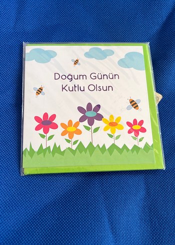 Doğum Günü Kutlama tebrik kartı