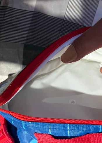 Mavi Şirinler Temalı Çocuk Okul beslenme Çantası - Görsel 3