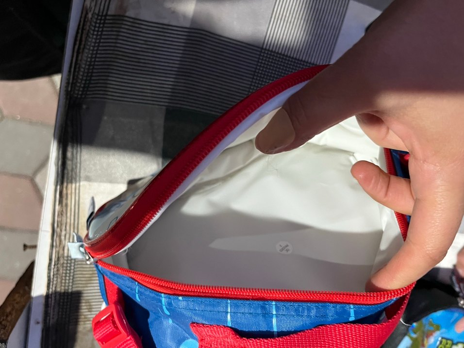 Mavi Şirinler Temalı Çocuk Okul beslenme Çantası - Görsel 3