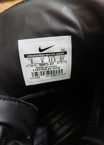 42.5 Beden Nike erkek bot