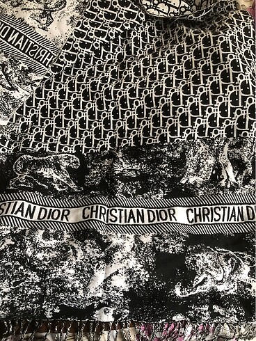 Dior CHRISTIAN DIOR KAŞMİR İPEK ATKI ŞAL