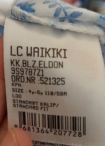 LC Waikiki Çocuk tshirt elbise