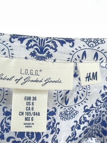 36 Beden çeşitli Renk H&M Kısa Elbise %70 İndirimli.