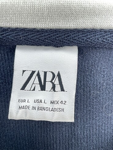 l Beden lacivert Renk Zara Bluz %70 İndirimli.