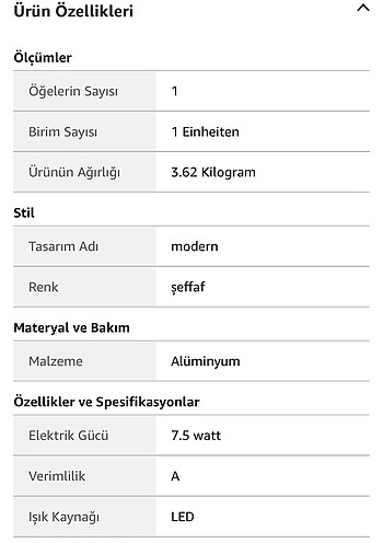  Beden Massıve Fresnel Sarkıt Led