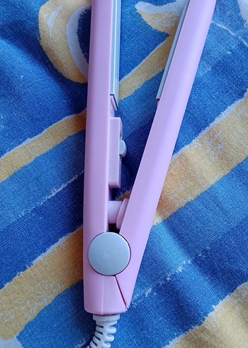 Pastel Pembe Saç Düzleştirici Tatil Boy
