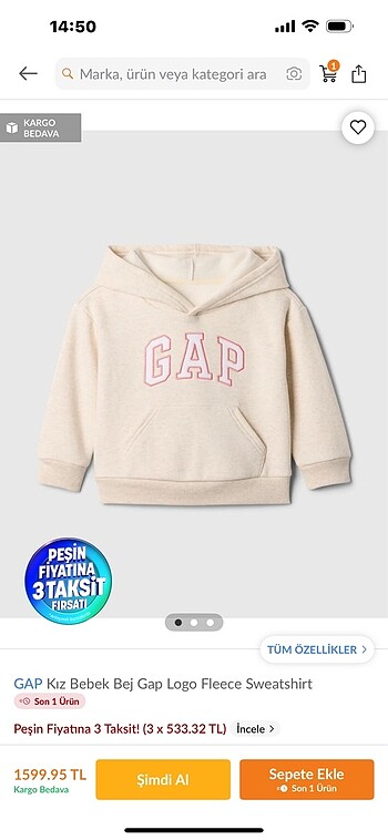 Gap sweatshirt