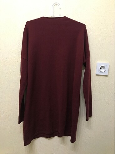 l Beden Bordo pullu bluz