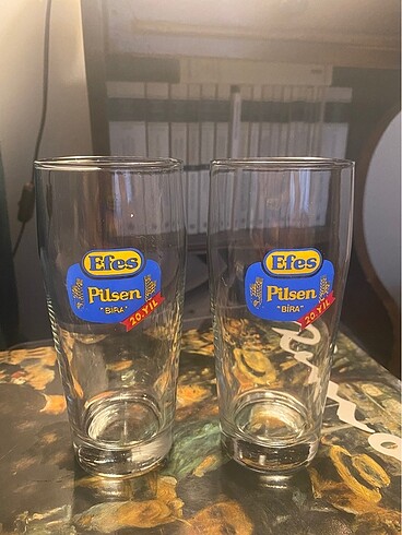 Efes pilsen 20.yıl bardak