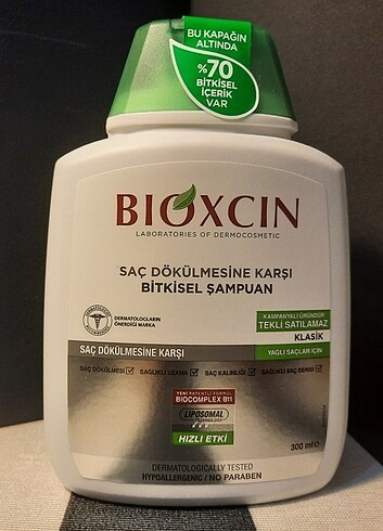 Bioxcin Saç Dökülmesine Karşı Klasik Şampuan 
