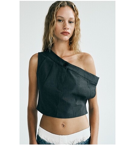 Zara crop bluz