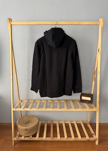 l Beden siyah Renk Siyah Kapüşonlu HILFIGER Sweatshirt