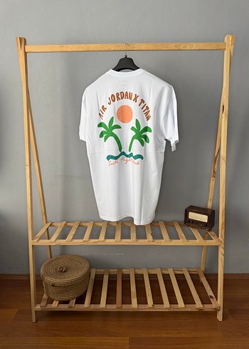 Beyaz Pamuklu Erkek Tişört - Görsel 3