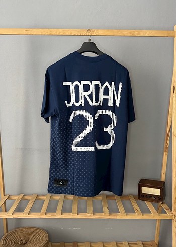 Erkek Lacivert Pamuklu Baskılı Tişört - Görsel 4