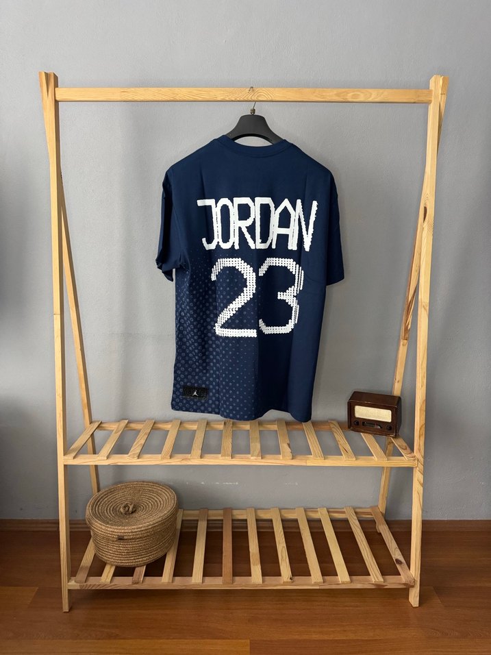 Erkek Lacivert Pamuklu Baskılı Tişört - Görsel 3