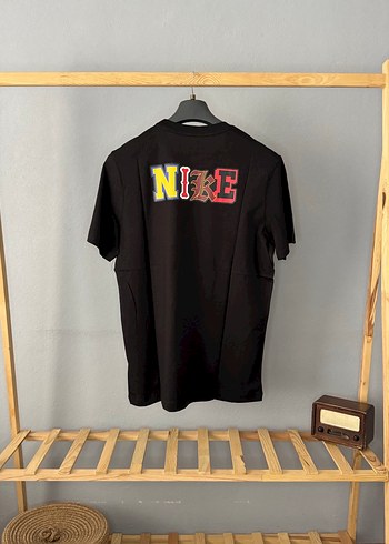 Siyah Baskılı Kısa Kollu Erkek Tişört - Görsel 4