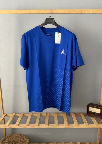 Mavi Jordan Baskılı Erkek Tişört - Görsel 2