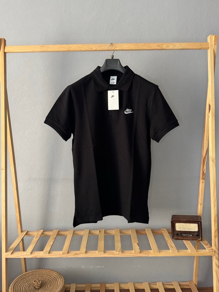 Siyah Nike Kısa Kollu Erkek Tişört - Görsel 2